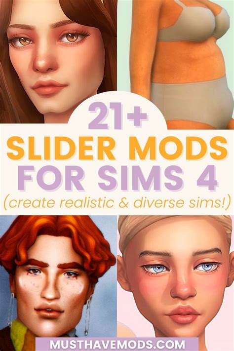 Absolute Best Sims 4 Sliders Mods To Create Realistic And Diverse Sims