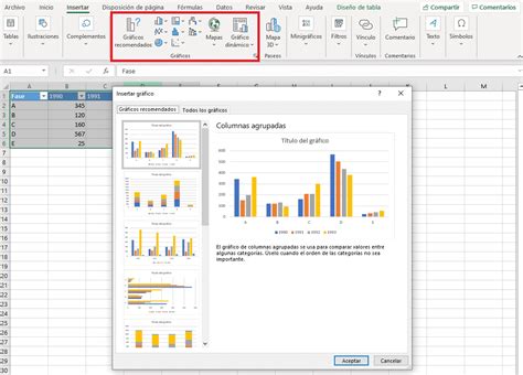 Insertar gráficos en Excel Crea diagramas convincentes IONOS