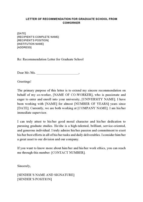Sample Reference Letter For Colleague For Your Needs - Letter Template