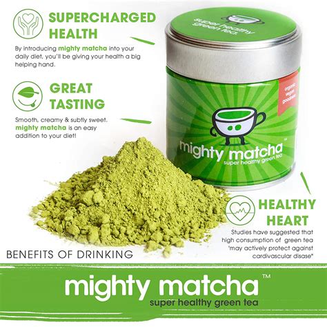 Ceremonial grade matcha is made from the youngest tea leaves with all the stems and veins removed to obtain a very smooth flavour and texture. Mighty Matcha Organic Ceremonial Grade Matcha Green Tea ...