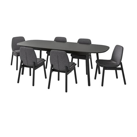Tisch bett ikea beautiful malm bett tisch selber… next post: VEDBO / VEDBO Tisch und 6 Stühle - schwarz, schwarz - IKEA ...