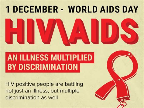 Hiv An Illness Multiplied By Discrimination