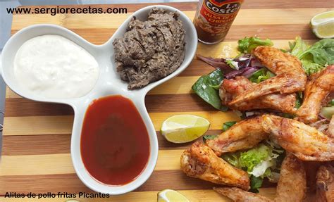 La receta de alitas de pollo fritas tiene muchas versiones y vale la pena conocer y probar alguna diferente cada vez. Receta de Alitas de Pollo Fritas Picantes/3 Salsas para ...