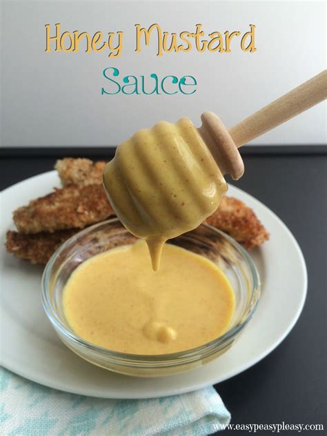 Dijon allows chicken, beef or pork dishes to shine, but throwing a good quality (inexpensive) dry white wine into the mix makes for an eloquent dinner. Easy And Delicious Honey Mustard Sauce - Easy Peasy Pleasy