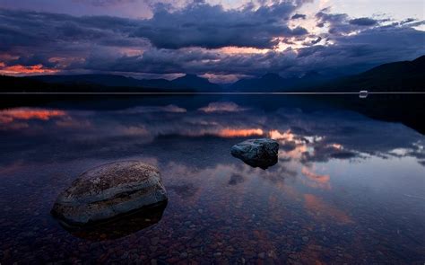 Wallpaper Sunlight Landscape Mountains Sunset Sea Bay Lake