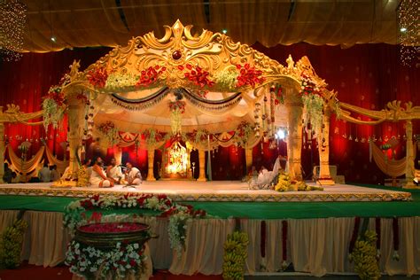 A hindu wedding, known as vivaha in sanskrit, or 'shaadi ' is the traditional wedding ceremony for hindus. Indian Wedding Sets & Stage designs