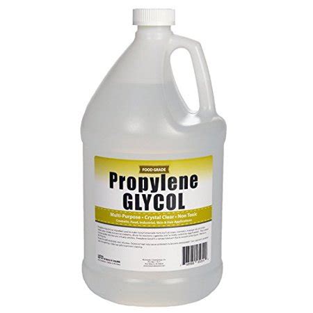 What propylene glycol is most commonly used for is as an antifreeze, solvent, and to promote moisture by the absorption of water. Propylene Glycol - 1 Gallon - USP Food Grade - Walmart.com