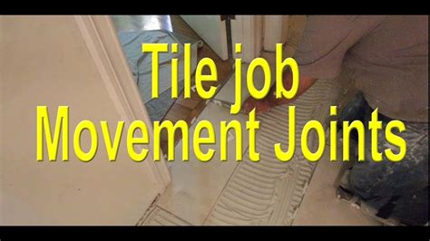 Tile Installation Expansion Joints Are Critical Youtube