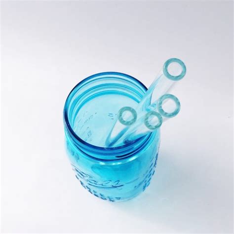 Clear Glass Straw Set Of 4 Glass Straws Glass Drinking Straws Paper