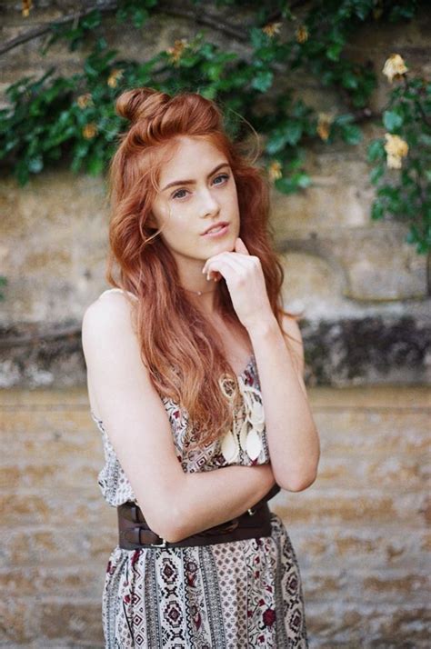 Rosie Bea Natural Redhead Beautiful Redhead Stone Photography European Aesthetic Different