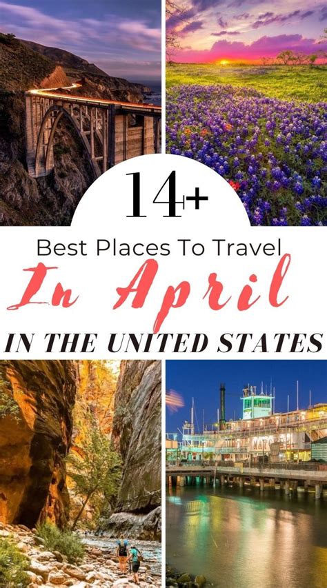 best places to travel in april [in the usa] for wildflowers and warmth