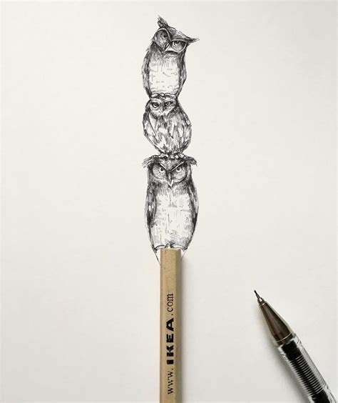 I had a notebook where i have written all of my products. Artist Creates Amazing Nature Pictures with Just a Black Pen