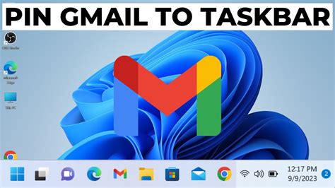 How To Pin Gmail To Taskbar In Windows 11 Youtube