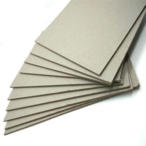 2mm Grey Board And Cardboard Paper Sheets On New Bamboo Paper