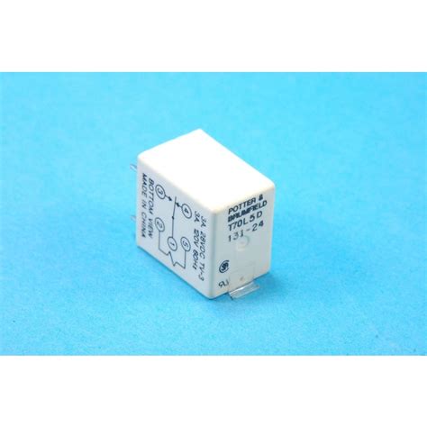 Potter And Brumfield T70l5d131 24 Relay Control Dc Spdt 10a 24vdc