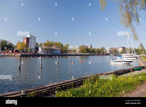 Finland Uusikaupunki Nystad Harbour Stock Photo Alamy