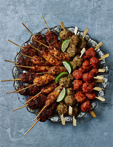 Chicken Kebab Selection 32 Pieces Mands Chicken Kebabs Party Food