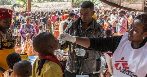 zambia largest ever oral cholera vaccination campaign underway in lusaka medecins sans