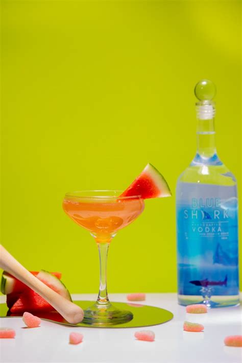 Watermelon Martini Blue Shark Vodka
