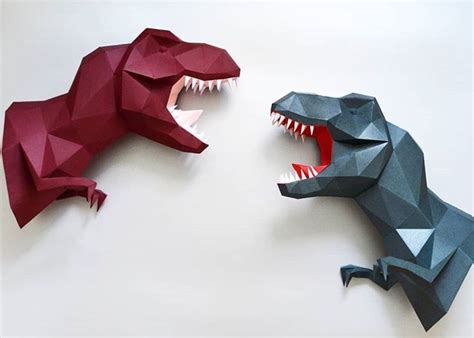 Low Poly Origami Make It Yourself Link Paper Engineering Made By