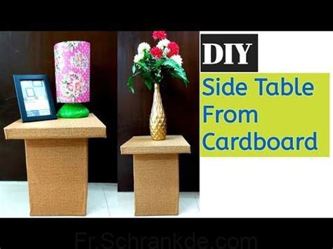 Cette instructable est comment construire une figurine en carton. Comment fabriquer une table d'appoint en carton / de ...