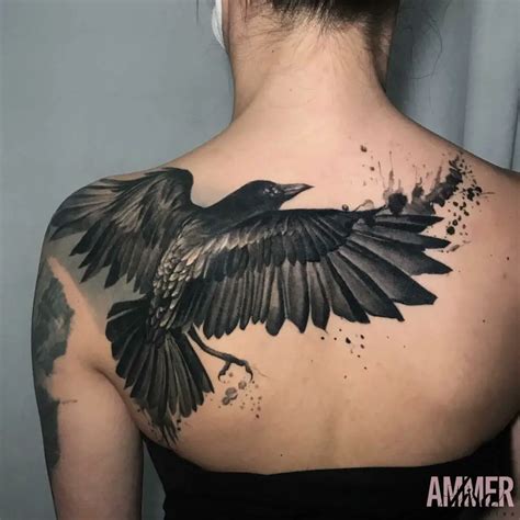 30 Dark Raven Tattoo Ideas For Men And Women In 2023