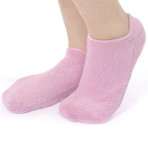 1 Pair Silicone Gel Moisture Spa Socks Silky Foot Protector Care
