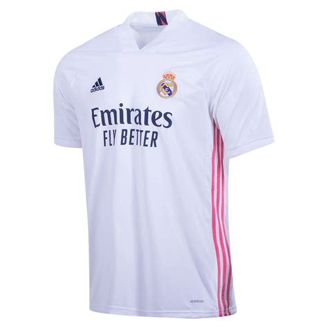 El blanco estará todavía más presente. Camiseta Real Madrid Local 2020-2021 Versión Aficionado ...