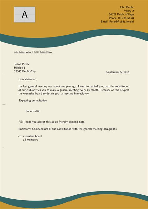Letterhead How To Create Letter Head Like This Tex Latex Stack
