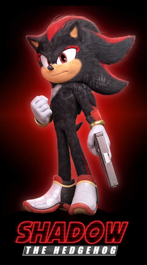 #sonic the hedgehog #sonic #shadow the hedgehog #trans rights #babeyyyyyyy #my friend said i should redraw the sonic one #and i was like #why not do shadow too but make him stupidly rendered compared to sonic #i like the tone difference between both images #luc arte. shadow the hedgehog - Button Masher
