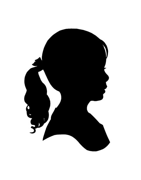 Silhouette Woman Clip Art Woman Face Png Download 512512 Free