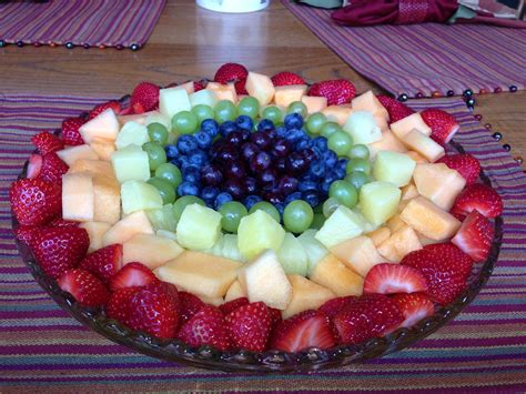 Rainbow Fruit Platternow How Good Would That Be On A Hot Summer Day