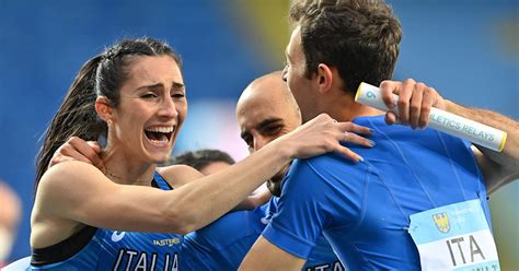 Italy Take The Spoils In World Athletics Relays 4x400m Mixed Relay Final