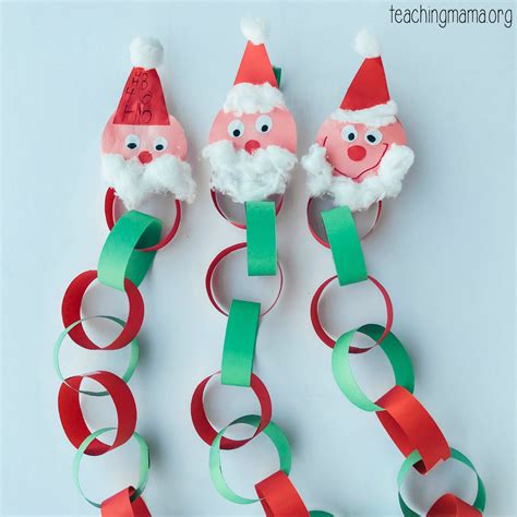 Christmas Countdown Craft Kit Paper Chain Advent Calendar