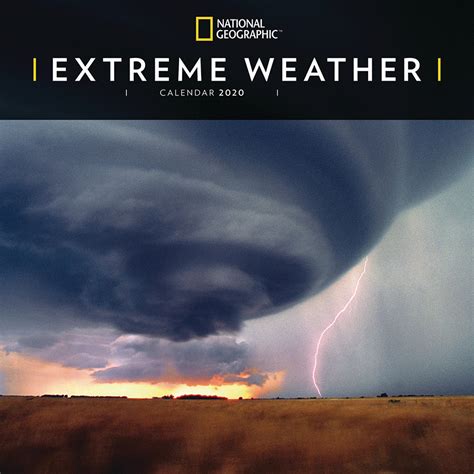 National Geographic Extreme Weather 2020 Wall Calendar National