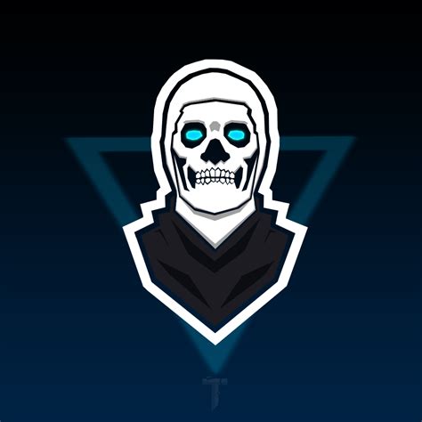 Skull Trooper Mascot Logo Skin Logo Dog Logo Skull Artwork
