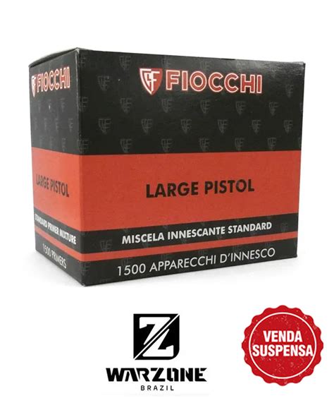 Espoleta Fiocchi LARGE PISTOL CX 150UN WARZONE BRAZIL