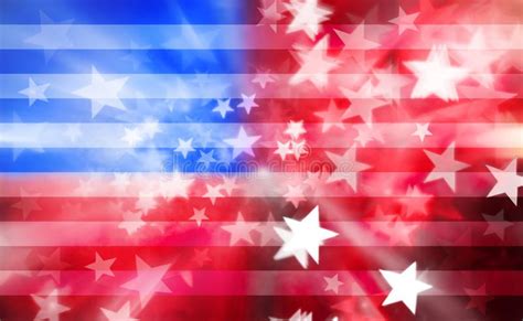 Red white and blue background watercolor. American Stars And Stripes Background. An abstract red ...