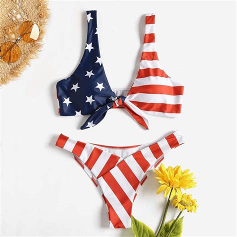 American Flag Bikini Set Vn