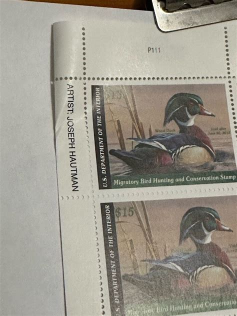 Federal Duck Stamp 2012 Full Press Sheet Mnh Artist Joseph Hautman