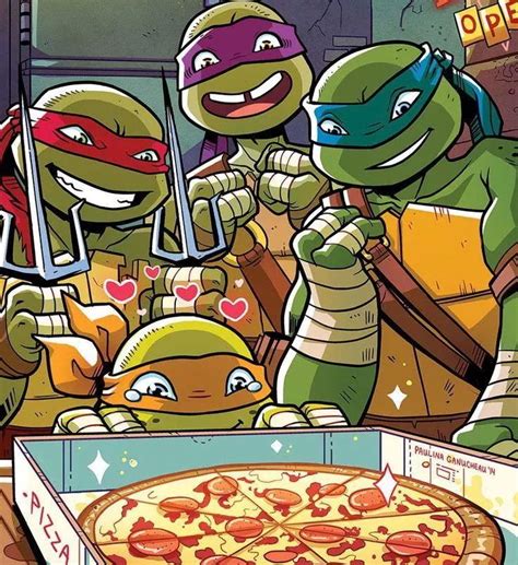 I Love Pizza Tmnt Chibi Teenage Mutant Ninja Turtles Ninja