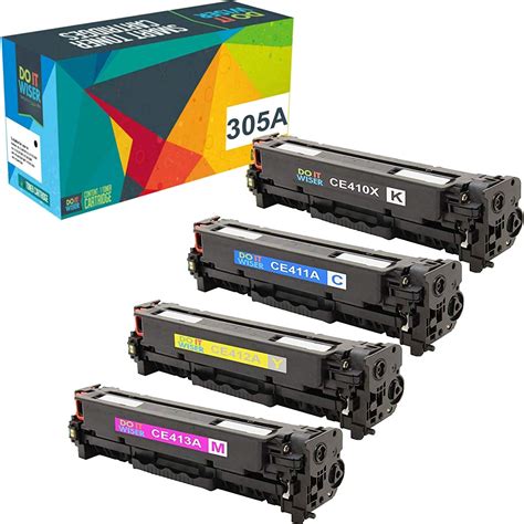Compatible HP LaserJet Pro 400 Color M451dn Toner Cartridge 4 Pack by Do It Wiser — Do it wiser
