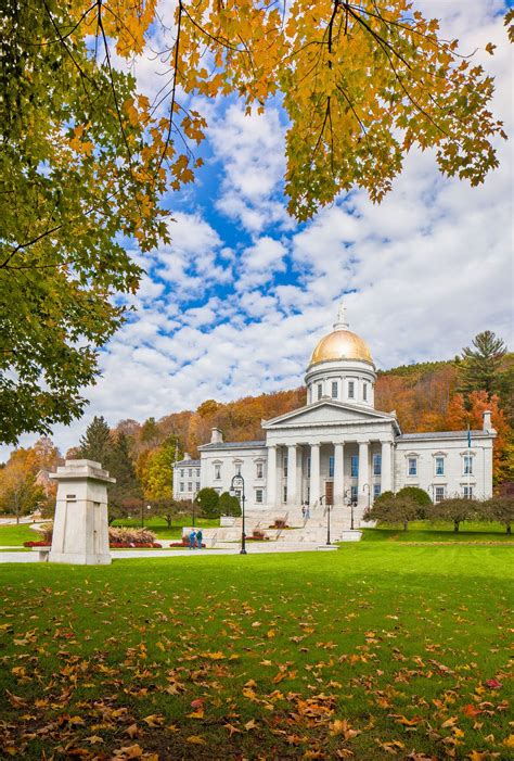 Montpelier Vermont During The Fall Season Montpelier Vermont Vermont