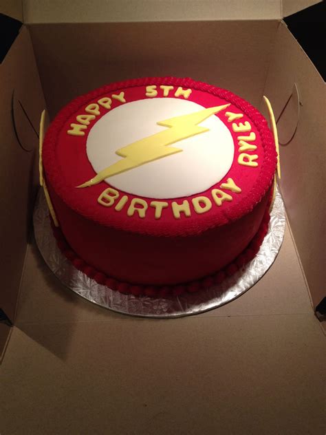 The Flash Cake Flash Cake Flash Birthday Cake Boy Birthday Cake