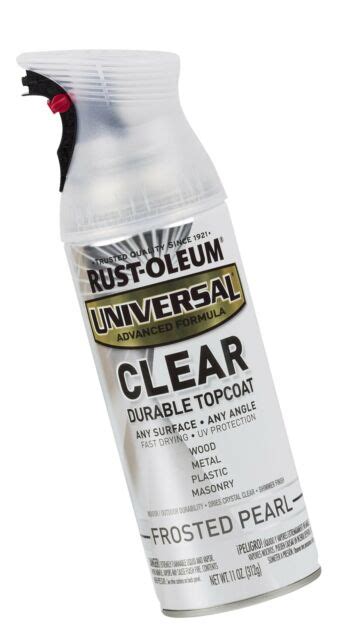 Rust Oleum Clear 302155 Universal All Surface Spray Paint 11 Oz