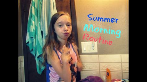 My Summer Morning Routine😜 Youtube