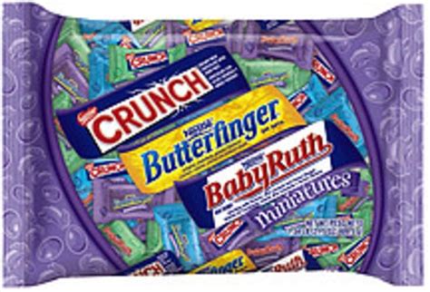 Nestle Crunchbutterfingerbaby Ruth Miniatures Candy Bars 134 Lb