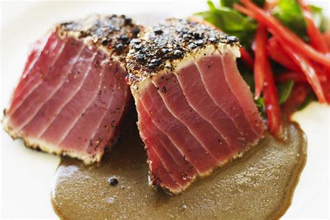 Grilled Tuna Steaks With Asian Sesame Crust Recipe