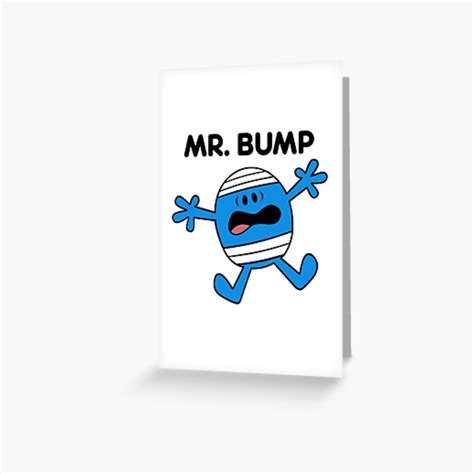 Mr Bump Basic Greeting Card For Sale By Fanfulantic Redbubble