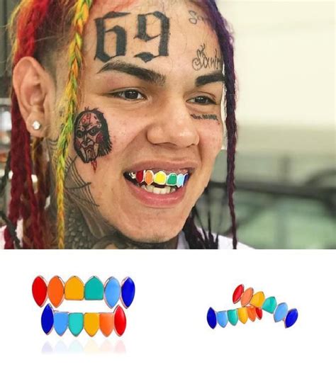 Style 6ix9ine Body Jewelry Type Grillz Dental Grills Color Gold